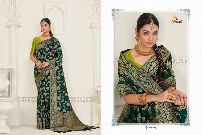 Aashi Silk Vol 1 By Pankh Wedding Sarees Catalog